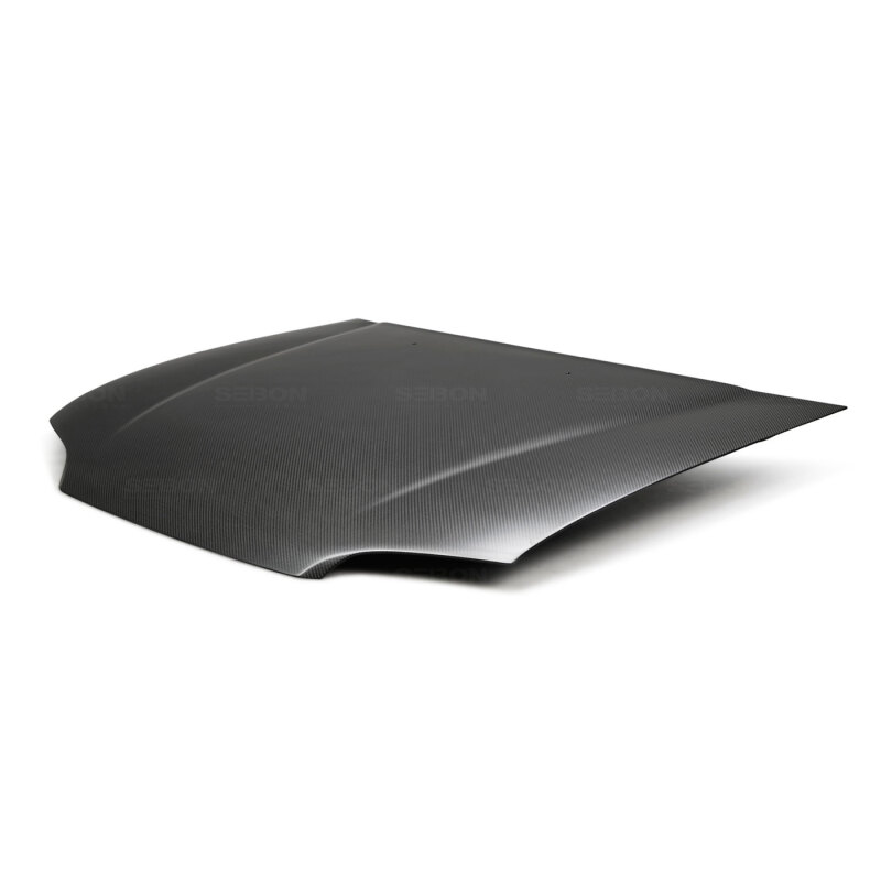 Seibon 1992-1995 Honda Civic Coupe OEM-Style Dry Carbon Fiber Hood - Image 2