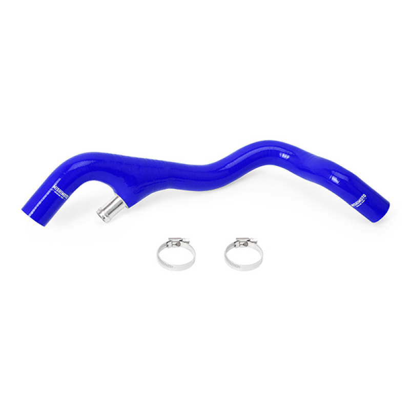 Mishimoto 05-07 Ford F-250/F-350 6.0L Powerstroke Lower Overflow Blue Silicone Hose Kit - Image 2