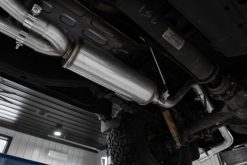 Alternative view of MBRP 22-23 Nissan Frontier 3.8L 3in Tip 3in Cat Back Single Side Exit  Street Profile - Black Coated