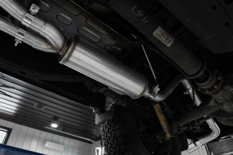 MBRP 22-23 Nissan Frontier 3.8L 3in Tip 3in Cat Back Single Side Exit Street Profile - T304 - Image 2