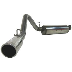 MBRP 2000-2006 Jeep Wrangler (JK) Inline-4 2.5L Inline-6 4.0L Cat Back Single Side - Image 3
