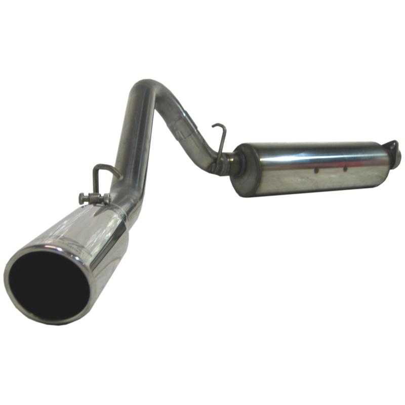 MBRP 2000-2006 Jeep Wrangler (JK) Inline-4 2.5L Inline-6 4.0L Cat Back Single Side - Image 3