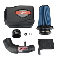 Injen 07-09 Wrangler 3.8L V6 w/ Box Wrinkle Black Power-Flow Air Intake System - Image 4