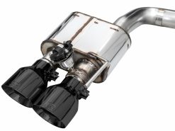 AWE 2024 Ford Mustang Dark Horse S650 RWD SwitchPath Catback Exhaust w/ Quad Diamond Black Tips - Image 12
