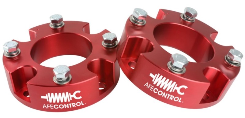 aFe CONTROL 2.0 IN Leveling Kit 07-21 Toyota Tundra - Red - Image 2