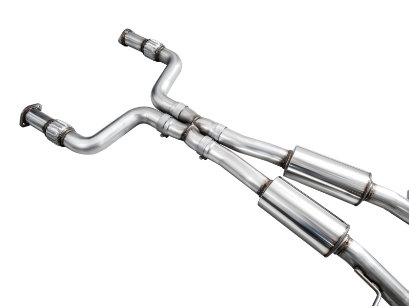 AWE 2023 Nissan Z RZ34 RWD Track Edition Catback Exhaust System w/ Chrome Silver Tips - Image 11