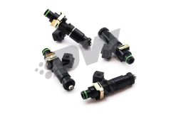 Alternative view of DeatschWerks 95-99 Mitsubishi Eclipse 4G63T / 03-06 Evo 8/9 Bosch EV14 1200cc Injectors (Set of 4)
