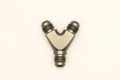 DeatschWerks 6AN Male Flare + 6AN Male Flare to 6AN Male Flare Y Block Fitting - Image 4