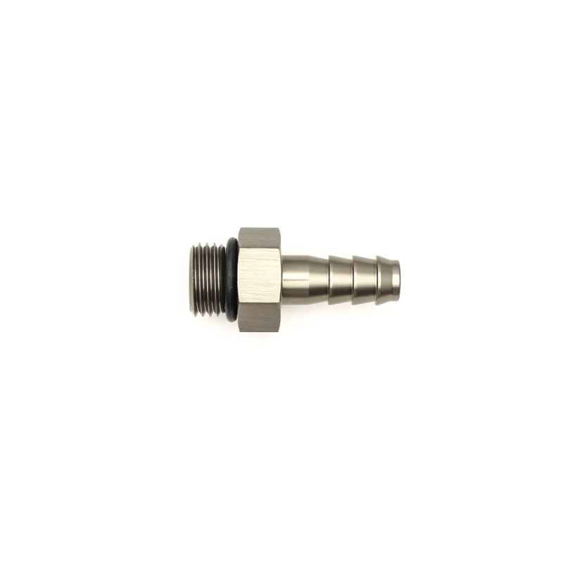 DeatschWerks 6AN ORB Male To 5/16in. Male Triple Barb Fitting (Incl. O-Ring) - Image 2