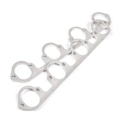 Stainless Works Big Block Ford Flat Tall Oval Port Header 304SS Exhaust Flanges 2-1/4in Primaries - Image 4