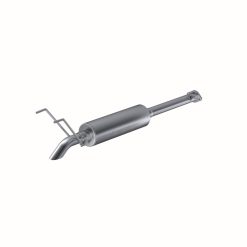 Alternative view of MBRP 01-05 Toyota Tacoma 2.4/2.7/3.4L 2.5in Cat Back Turn Down Style Alum Exhaust System