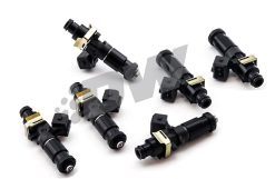 Alternative view of DeatschWerks 89-94 Nissan Skyline RB20 / 89-02 RB26DETT Bosch EV14 1200cc Injectors (Set of 6)
