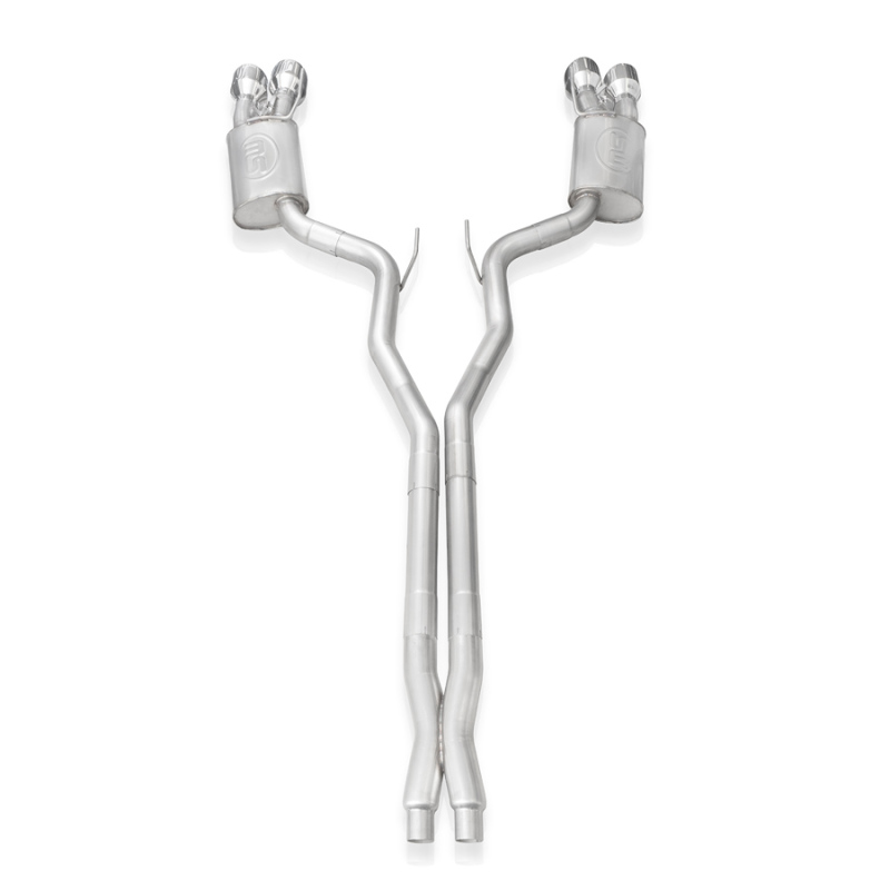 Stainless Works 2020 Ford GT500 Redline Catback X-Pipe Exhaust Factory Connect - Polished Tips - Image 18