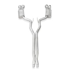 Stainless Works 2020 Ford GT500 Legend Catback X-Pipe Exhaust Factory Connect - Polished Tips - Image 18