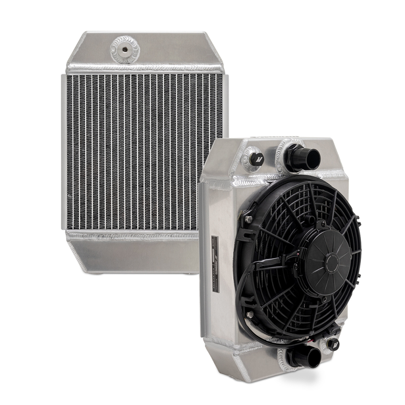 Mishimoto Universal Drag Race Performance Aluminum Radiator - Natural - Image 2