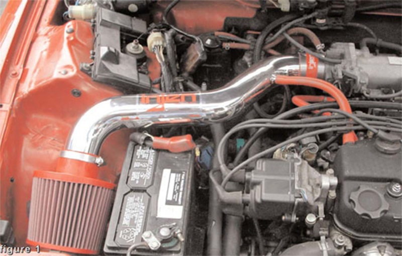 Injen 88-91 Civic Ex Si CRX Si Polished Short Ram Intake - Image 6