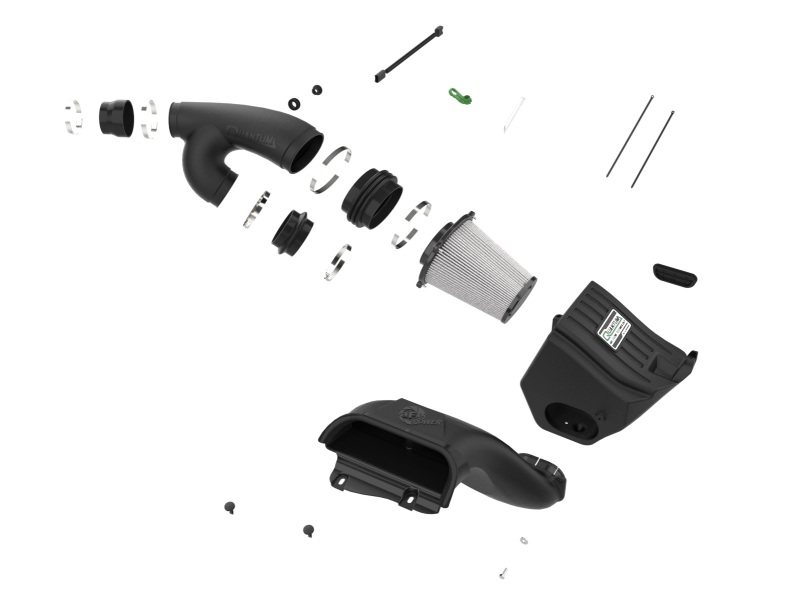 aFe 15-24 Ford F-150 EcoBoost V6 2.7L/3.5L (tt) Quantum Cold Air Intake System w/ Pro DRY S Filter - Image 2