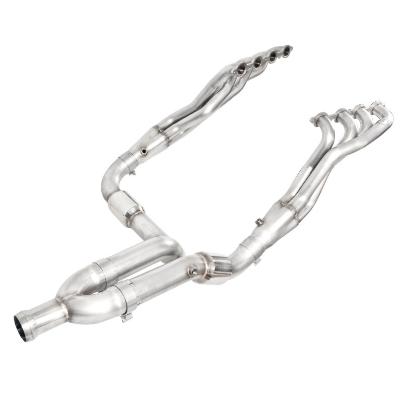 Stainless Works 2014-16 Chevy Silverado/GMC Sierra Headers High-Flow Cats Factory Connection - Image 2