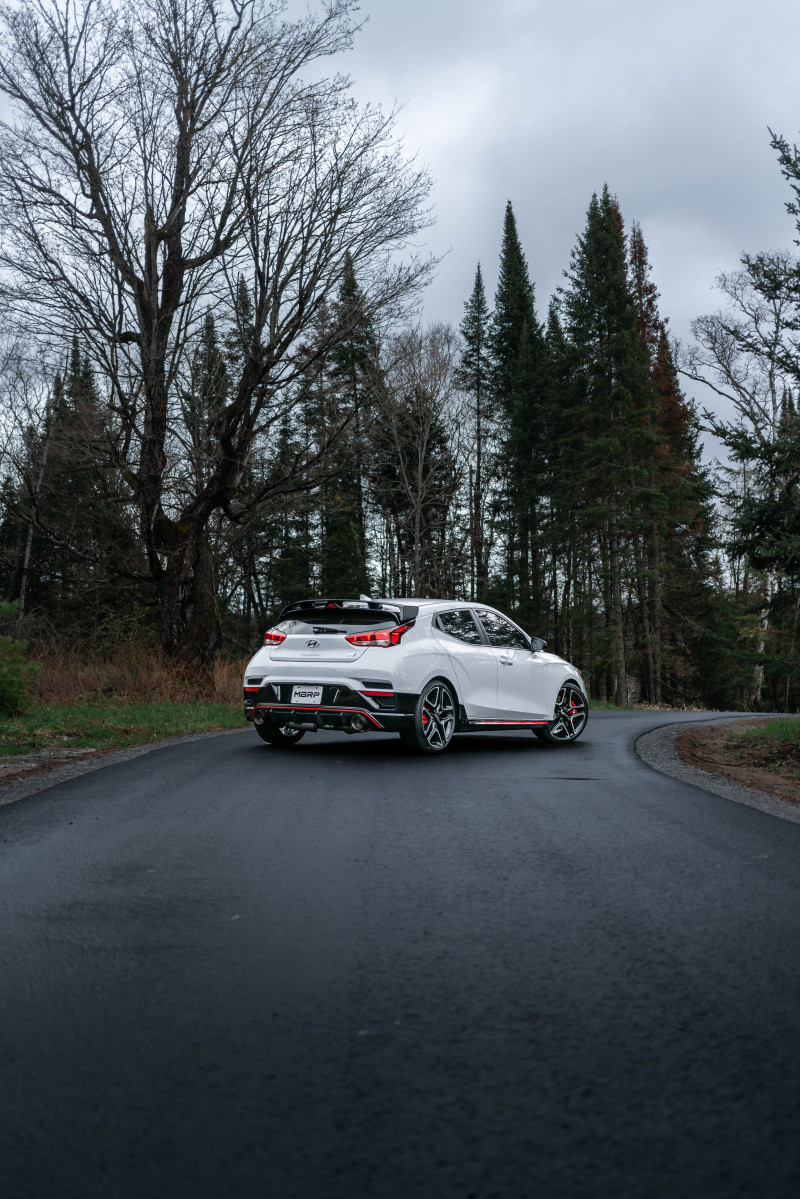 MBRP 2019+ Hyundai Veloster N 2.0L Turbo 3in Cat Back - Aluminized Steel - T304 Tip - Image 4