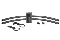 Alternative view of CORSA Performance 5/8in Universal 3 oz Aluminum Oil Catch Can with Mounting Brackets