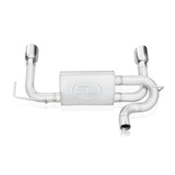 Stainless Works 2007-17 Jeep Wrangler Axleback Exhaust - Image 3