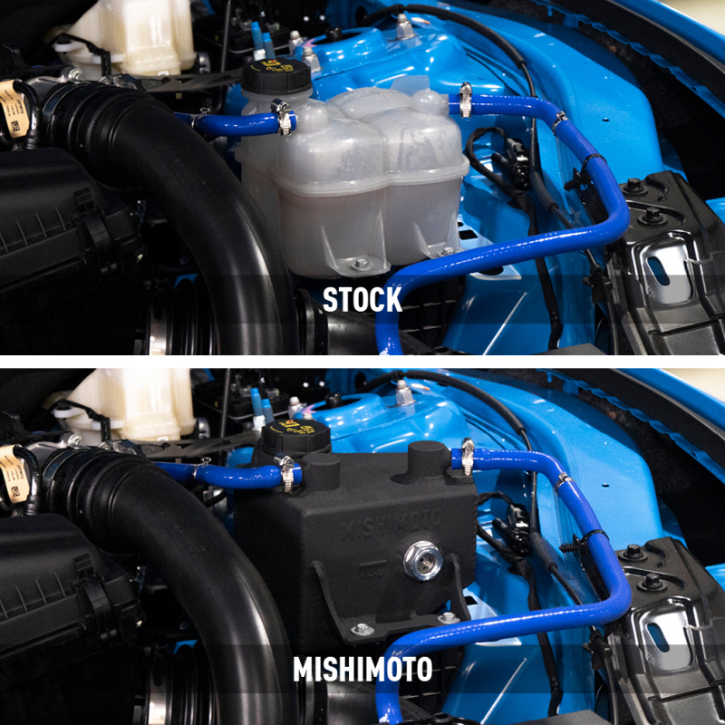 Mishimoto 2024+ Ford Mustang V8/2.3L EcoBoost Expansion Tank - Polished - Image 9