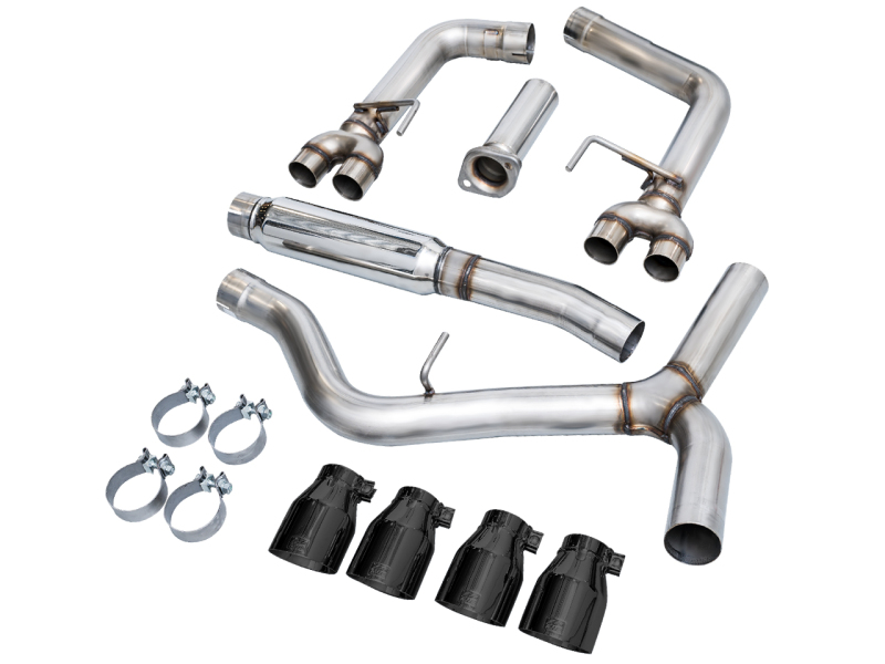 AWE Tuning 2022+ VB Subaru WRX Track Edition Exhaust - Diamond Black Tips - Image 10