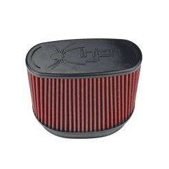Injen 8-Layer Oiled Cotton Gauze Air Filter/ Oval ID Oval Base/5.55in Media HT/7in x 2.75in Oval Top - Image 3