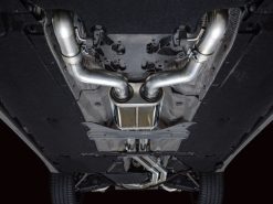 AWE Tuning 19-23 Audi C8 S6/S7 2.9T V6 AWD Track Edition Exhaust - Diamond Black Tips - Image 5