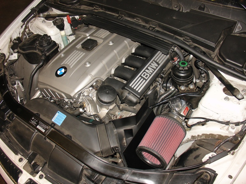 Injen 08-09 128i E82 / 07-09 328i E92 / 2006 330i E92 3.0L 6 Cyl. (Includes Heat Shield) Black Short - Image 4