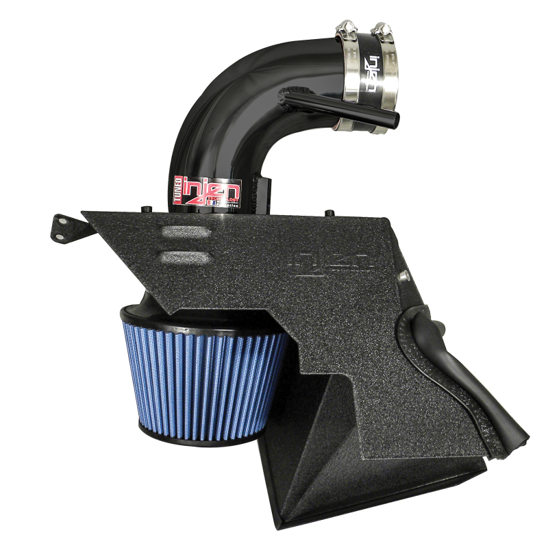 Injen 13 Hyundai Genesis Coupe 3.8L V6 Black Short Ram Intake w/ Heat Shield & Cover - Image 3