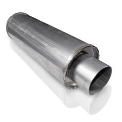 Alternative view of Stainless Works 2.25in VINTAGE ROUND MUFFLER