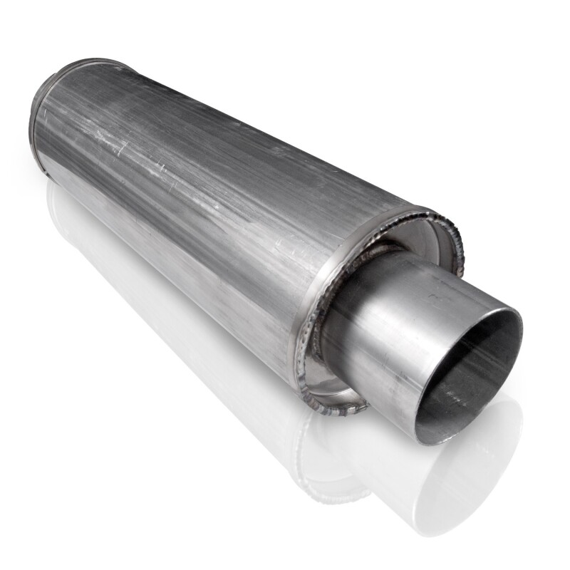 Stainless Works 3in VINTAGE ROUND MUFFLER - Image 2