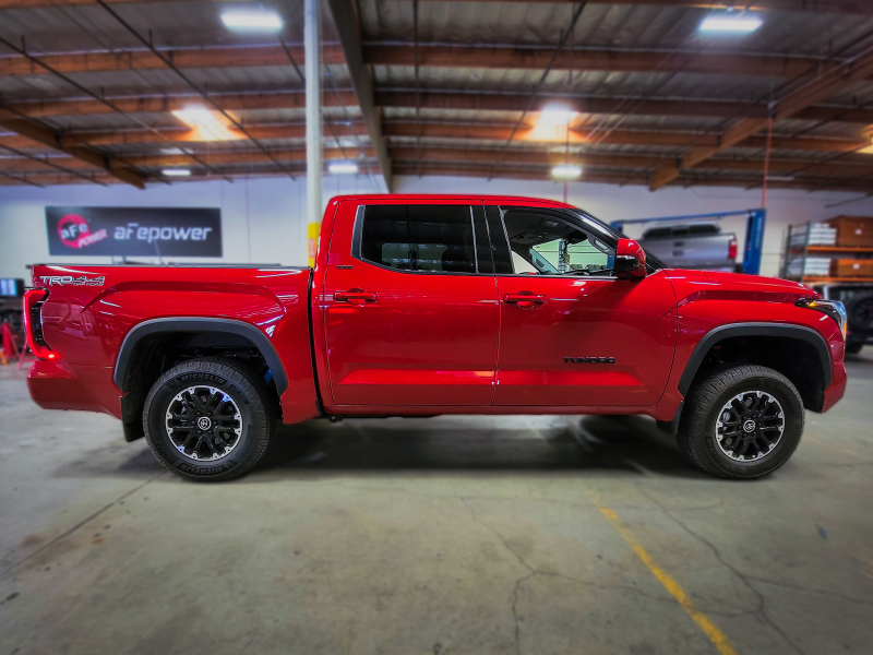 aFe CONTROL 1.875 IN Leveling Kit 22-23 Toyota Tundra - Red - Image 4