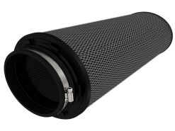 Alternative view of aFe POWER Magnum FLOW Blk Pro 5R Air Filter 6.75x5in Flange x 9.25x7.5 Base x 7.75x6 Top x 18 Height