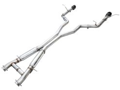 AWE Tuning 18-23 Dodge Durango SRT & Hellcat Track Edition Exhaust - Diamond Black Tips - Image 4