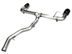 AWE 19-23 BMW 330i / 21-23 BMW 430i Base G2X Track Edition Axle Back Exhaust - Diamond Black - Image 5
