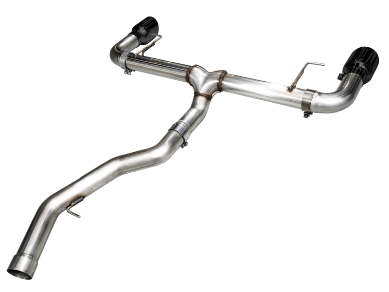 AWE 19-23 BMW 330i / 21-23 BMW 430i Base G2X Track Edition Axle Back Exhaust - Diamond Black - Image 5