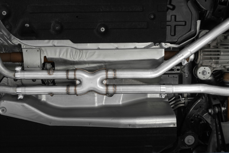 MBRP 20-21 Ford Explorer ST 3.0L Ecoboost SS 2.5in Dual Rear Exit w/ Carbon Fiber Quad Tips - T304 - Image 3