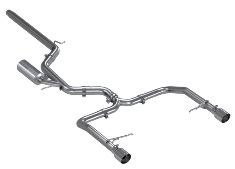 MBRP 19-21 VW Jetta GLI T304 SS 3in Cat-Back Dual Rear Exit Exhaust - Image 2