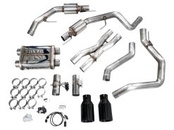 AWE Gen 3 Raptor R SwitchPath Exhaust - Diamond Black Tips - Image 14