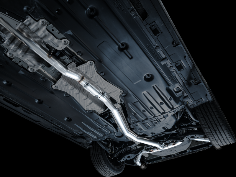 AWE Tuning 22+ Honda Civic Si/Acura Integra Track Edition Catback Exhaust - Dual Diamond Black Tips - Image 6