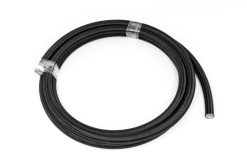 Alternative view of DeatschWerks 8AN Black Nylon Braided PTFE Hose 10 Feet