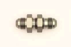 Alternative view of DeatschWerks 8AN Male Flare To 8AN Male Flare Bulkhead Adapter (Incl. Nut)