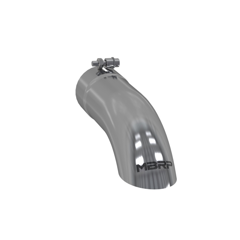 MBRP Universal Tip 3.5in O.D. Turn Down 3 inlet 12 length - Image 2