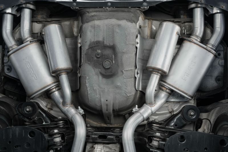 MBRP 2018+ Kia Stinger 3.3L RWD/AWD 2.5in Cat Back Dual Rear Exit w/o Tips - Image 5