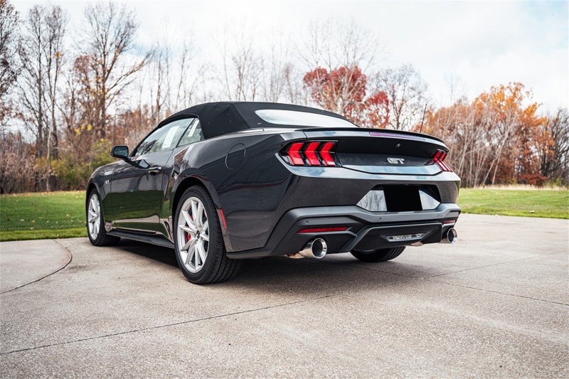 Corsa 24 Ford Mustang GT Conv. Xtreme Cat-Back Ex. Sys. 3.0in Dual Rear Ex w/4.5in StraightCut Tips - Image 6