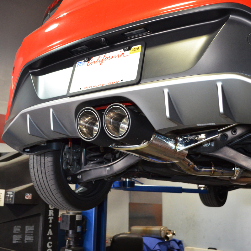 Injen 19-21 Hyundai Veloster L4 1.6L Turbo Performance Stainless Steel Axle Back Exhaust System - Image 7