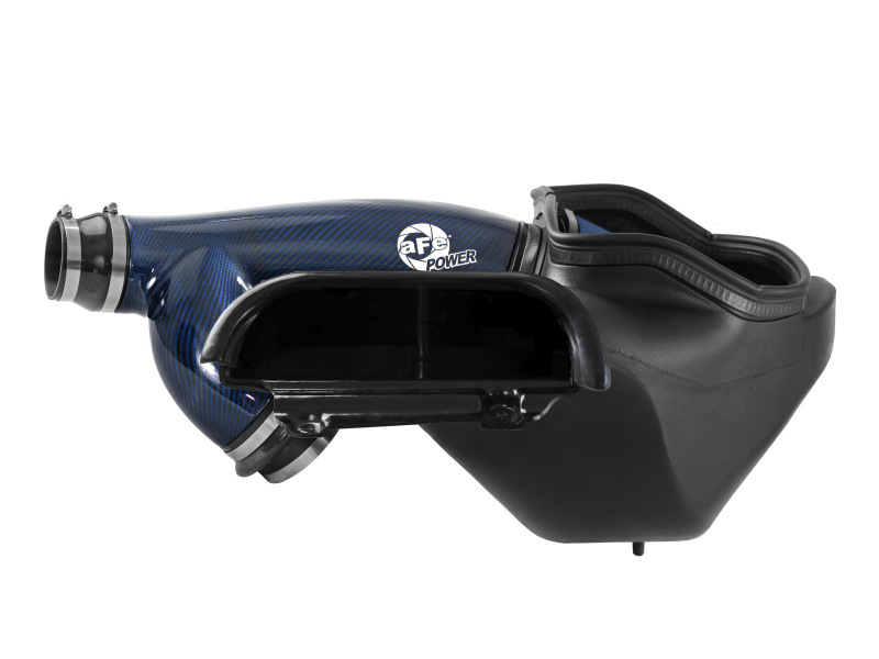 aFe 17-24 Ford F-150 Track Series Blue Kevlar Carbon Fiber C/A Intake System w/Black Pro 5R Filter - Image 5