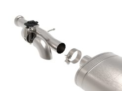 aFe Gemini XV 3in 304 SS Cat-Back Exhaust w/ Cutout 09-18 GM Trucks 4.3L/4.8L/5.3L w/ Black Tips - Image 3
